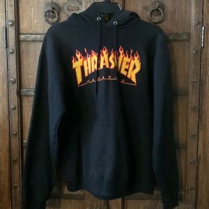Thrasher Magazine Black Hoodie